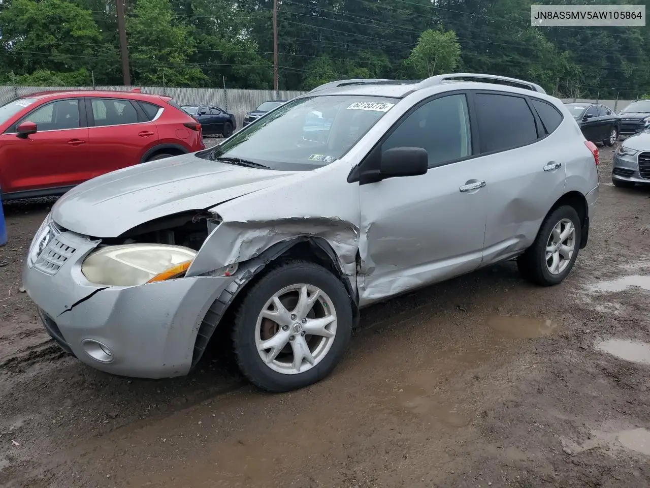 2010 Nissan Rogue S VIN: JN8AS5MV5AW105864 Lot: 62755775