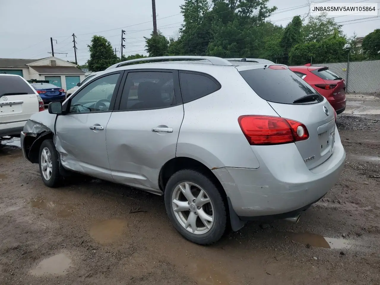 2010 Nissan Rogue S VIN: JN8AS5MV5AW105864 Lot: 62755775