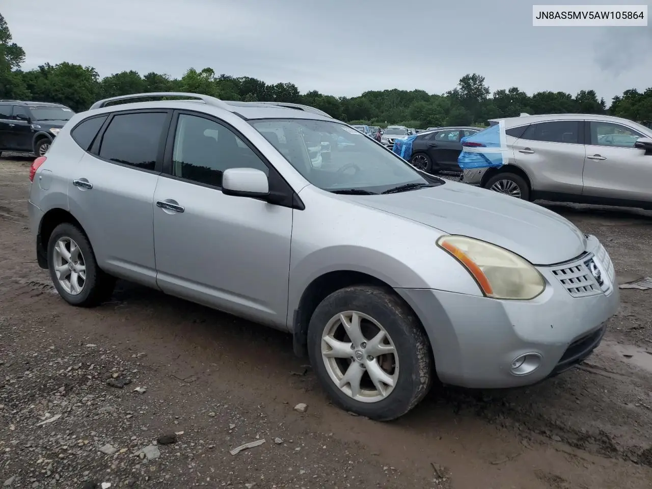 2010 Nissan Rogue S VIN: JN8AS5MV5AW105864 Lot: 62755775