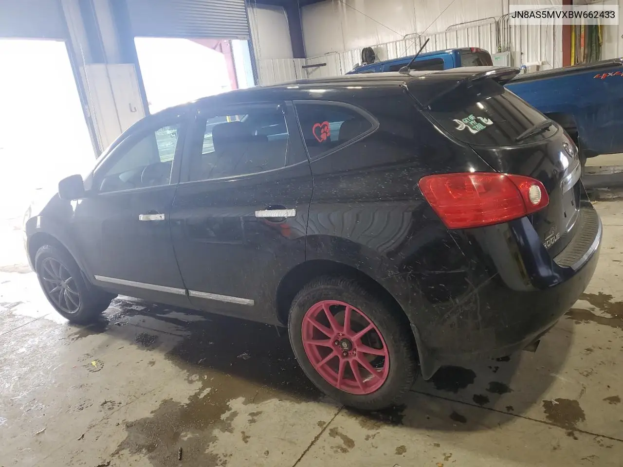 2011 Nissan Rogue S VIN: JN8AS5MVXBW662433 Lot: 46394925