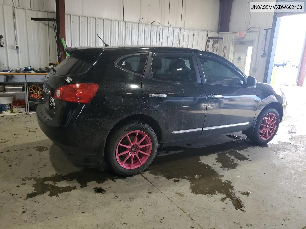 2011 Nissan Rogue S VIN: JN8AS5MVXBW662433 Lot: 46394925