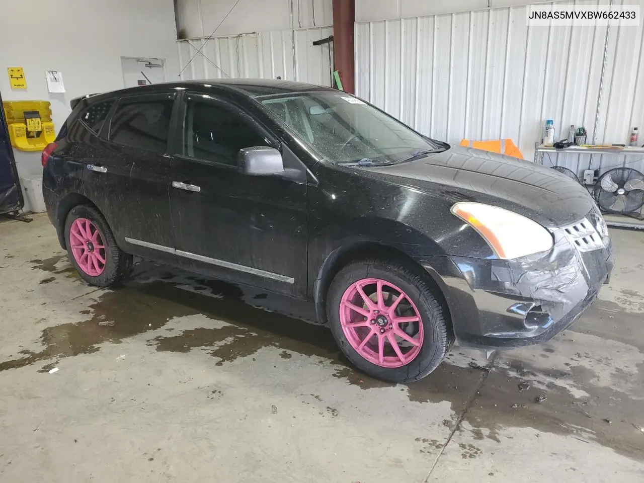 2011 Nissan Rogue S VIN: JN8AS5MVXBW662433 Lot: 46394925