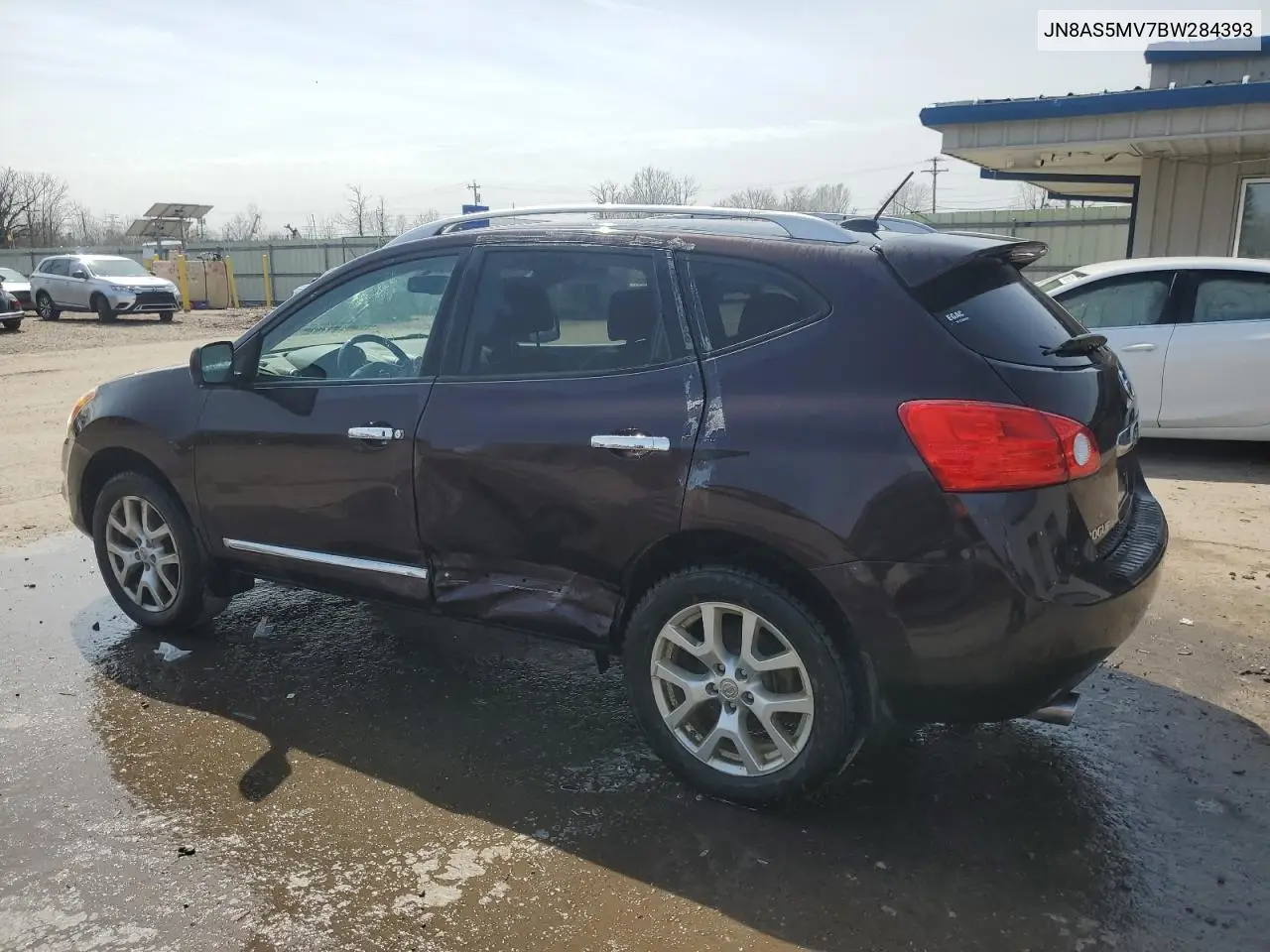 2011 Nissan Rogue S VIN: JN8AS5MV7BW284393 Lot: 53089775