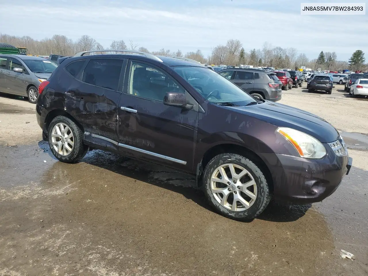 2011 Nissan Rogue S VIN: JN8AS5MV7BW284393 Lot: 53089775