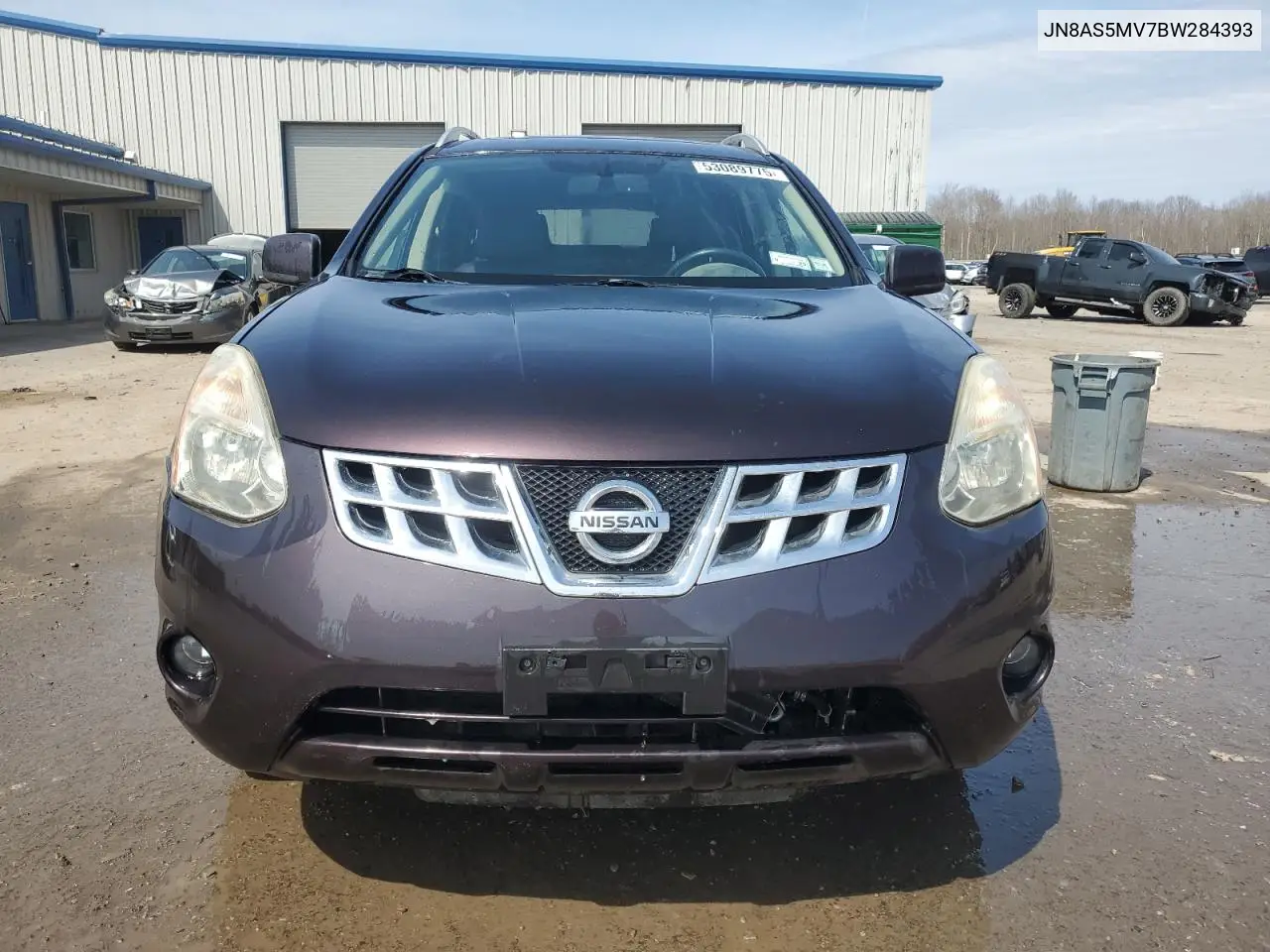2011 Nissan Rogue S VIN: JN8AS5MV7BW284393 Lot: 53089775