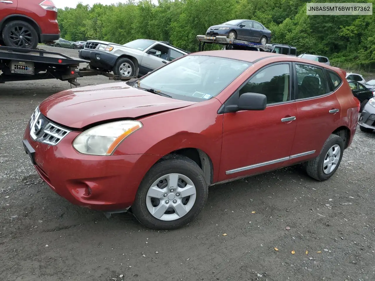 2011 Nissan Rogue S VIN: JN8AS5MT6BW187362 Lot: 55932945