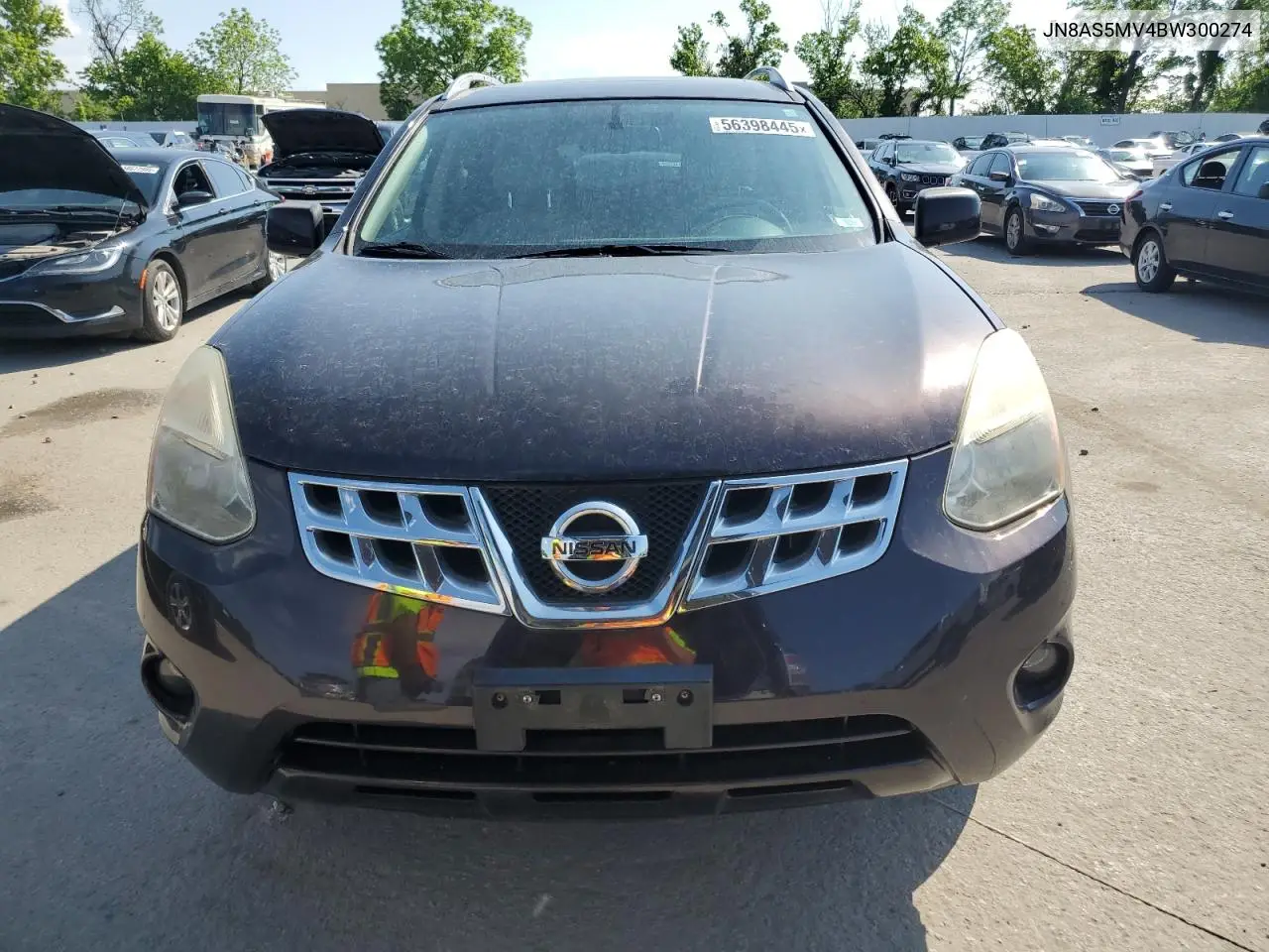 2011 Nissan Rogue S VIN: JN8AS5MV4BW300274 Lot: 56398445
