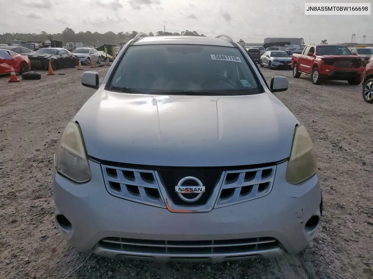 2011 Nissan Rogue S VIN: JN8AS5MT0BW166698 Lot: 56861115