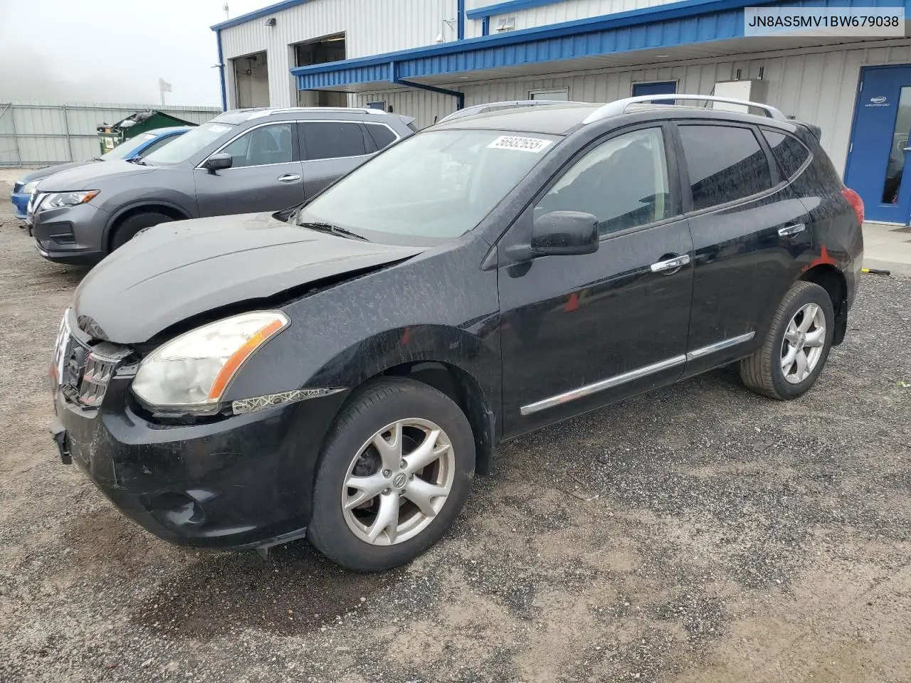 2011 Nissan Rogue S VIN: JN8AS5MV1BW679038 Lot: 56932655