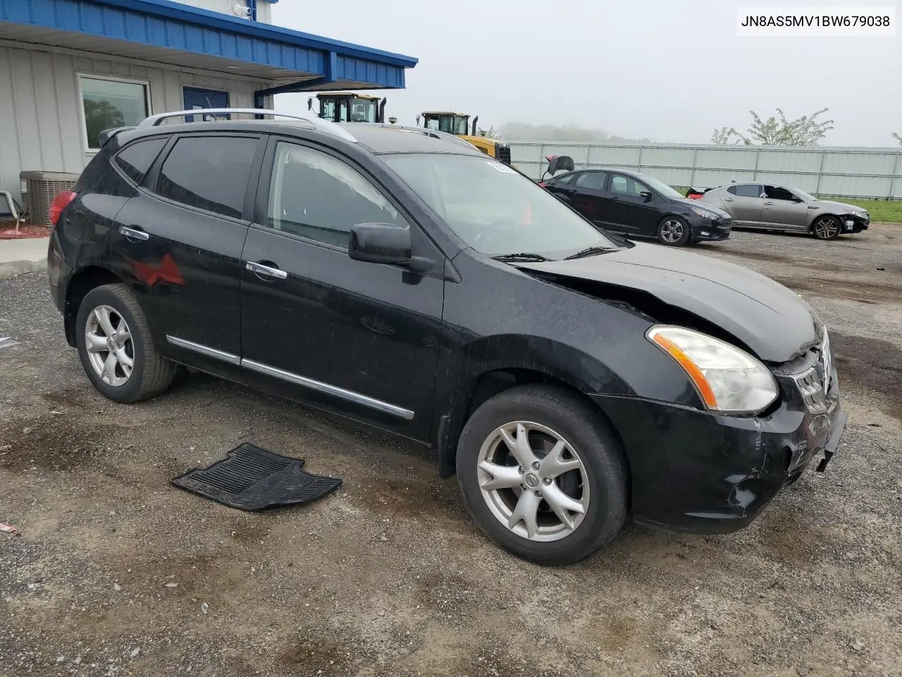 2011 Nissan Rogue S VIN: JN8AS5MV1BW679038 Lot: 56932655