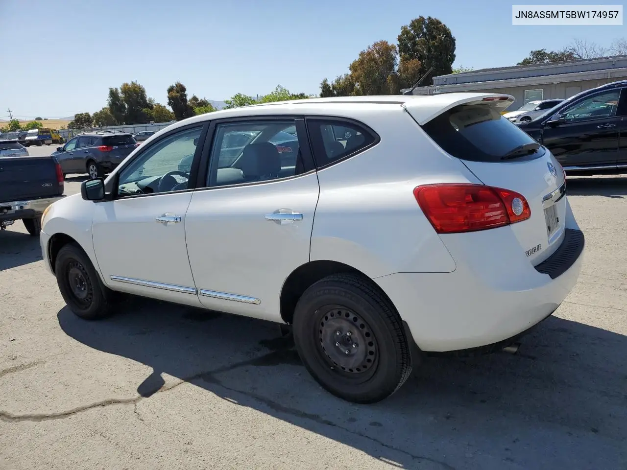2011 Nissan Rogue S VIN: JN8AS5MT5BW174957 Lot: 56958365