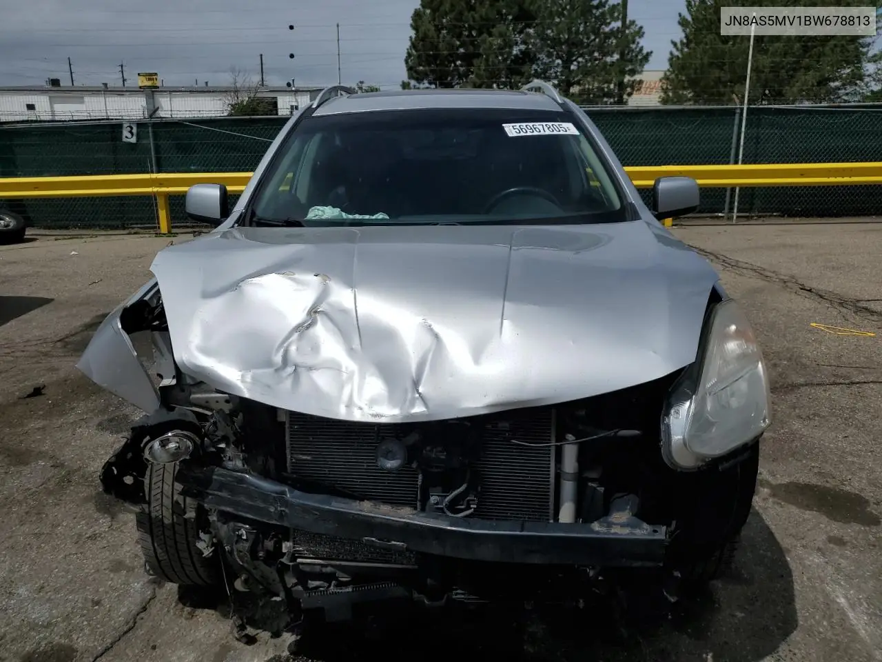 2011 Nissan Rogue S VIN: JN8AS5MV1BW678813 Lot: 56967805