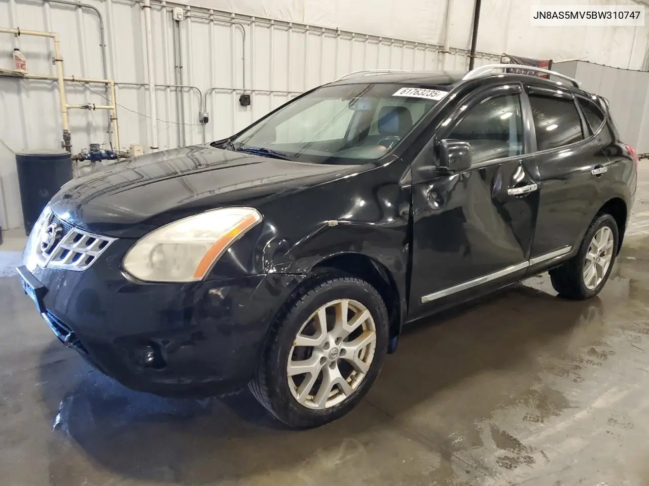 2011 Nissan Rogue S VIN: JN8AS5MV5BW310747 Lot: 61763235