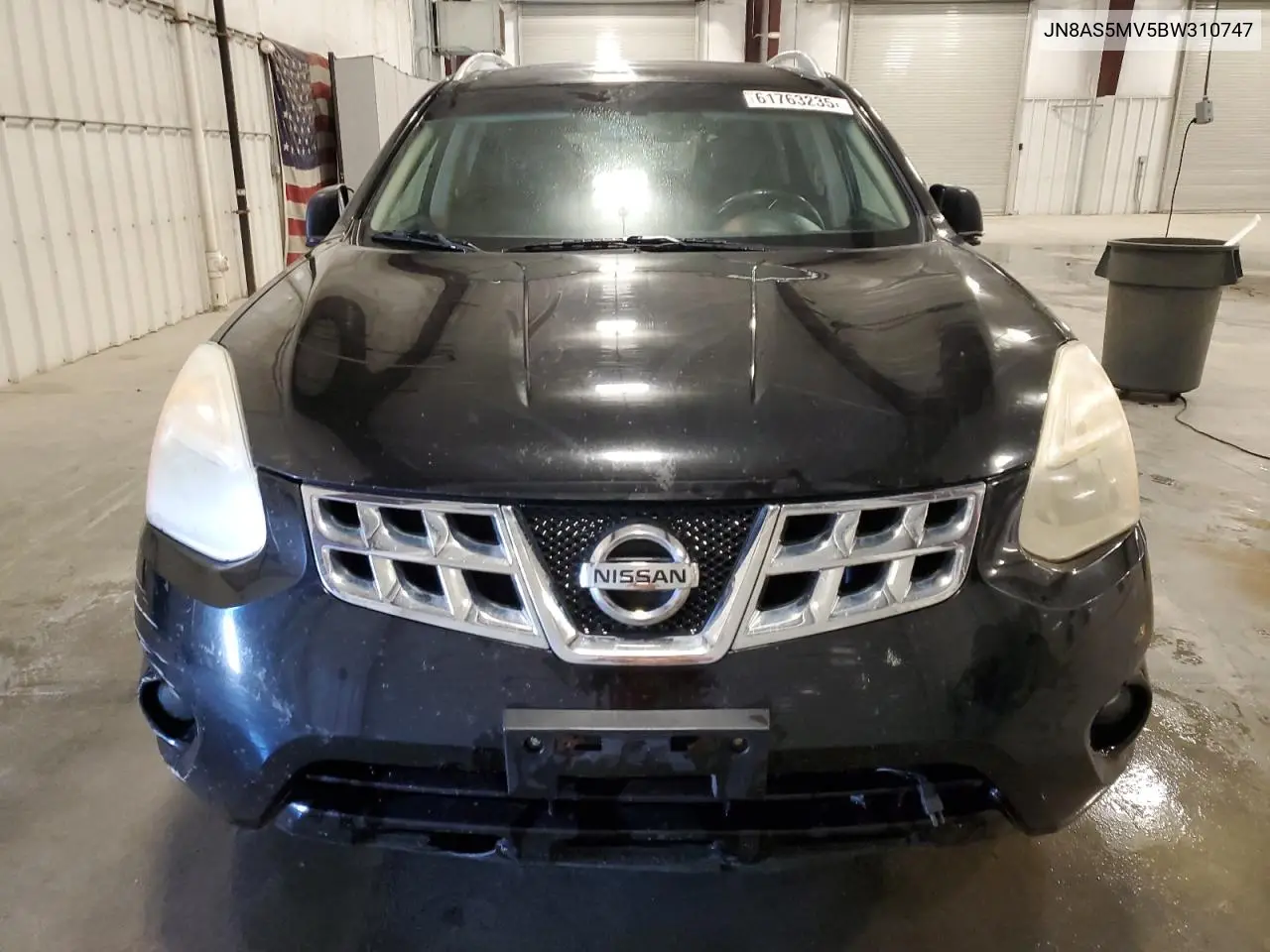 2011 Nissan Rogue S VIN: JN8AS5MV5BW310747 Lot: 61763235