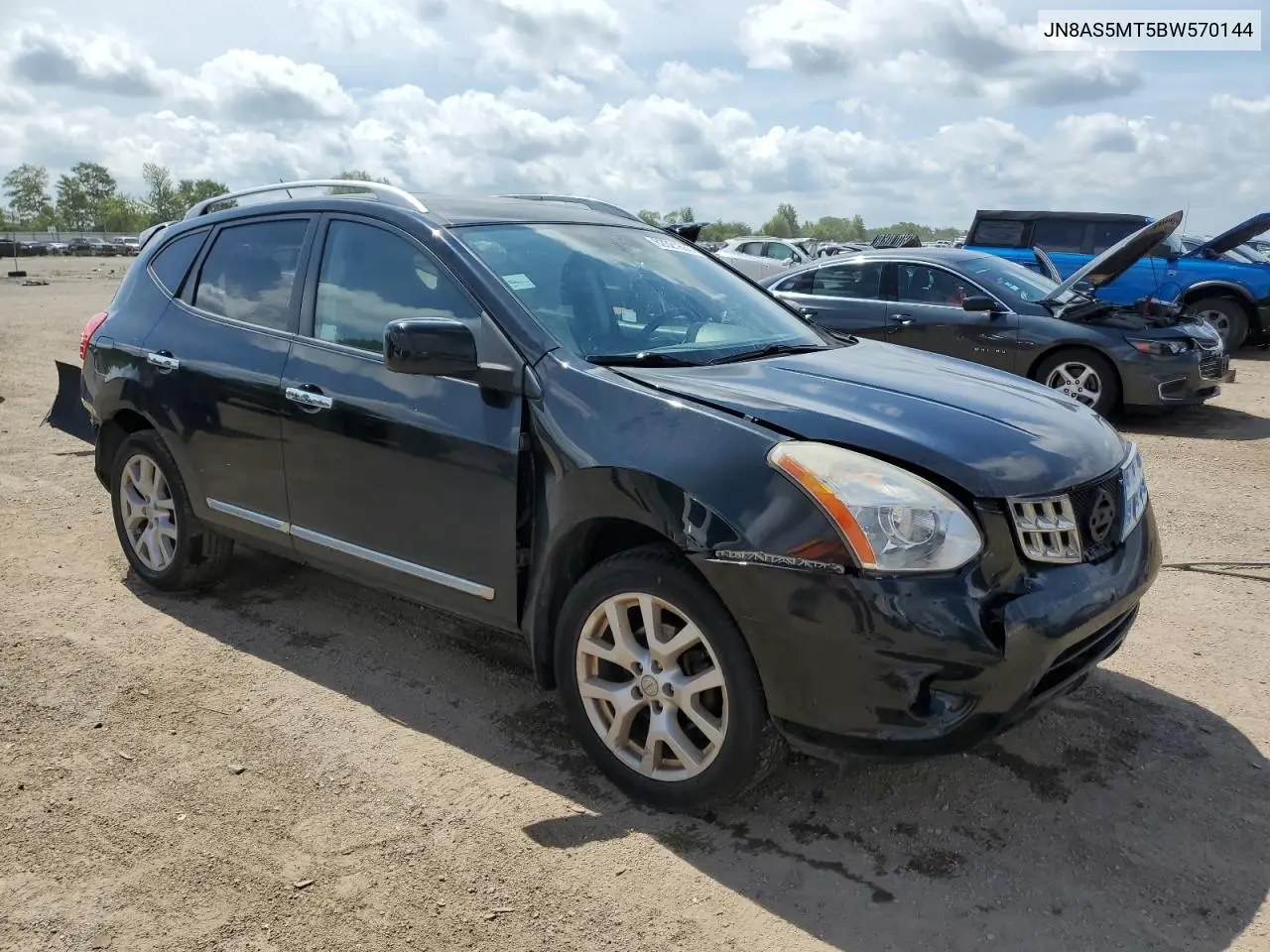 2011 Nissan Rogue S VIN: JN8AS5MT5BW570144 Lot: 62321635