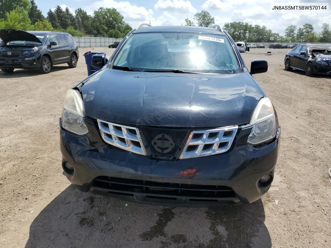 2011 Nissan Rogue S VIN: JN8AS5MT5BW570144 Lot: 62321635