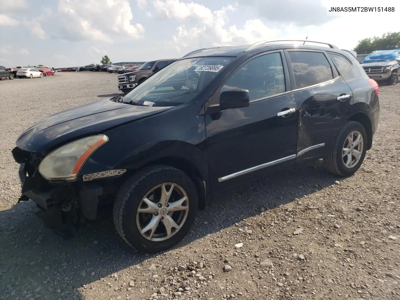 2011 Nissan Rogue S VIN: JN8AS5MT2BW151488 Lot: 62739895