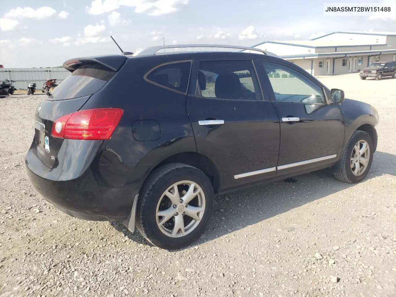 2011 Nissan Rogue S VIN: JN8AS5MT2BW151488 Lot: 62739895