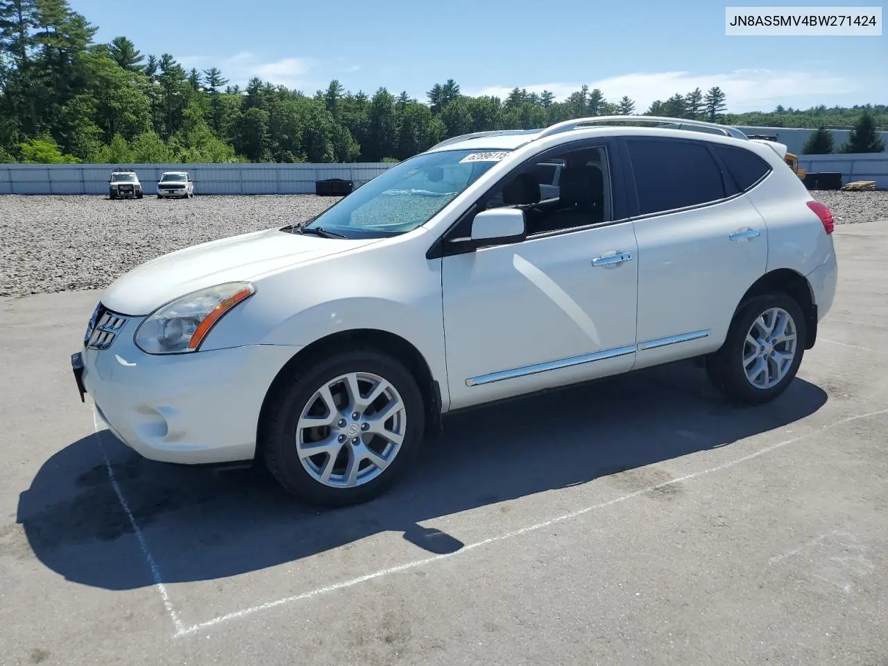 2011 Nissan Rogue S VIN: JN8AS5MV4BW271424 Lot: 62896115