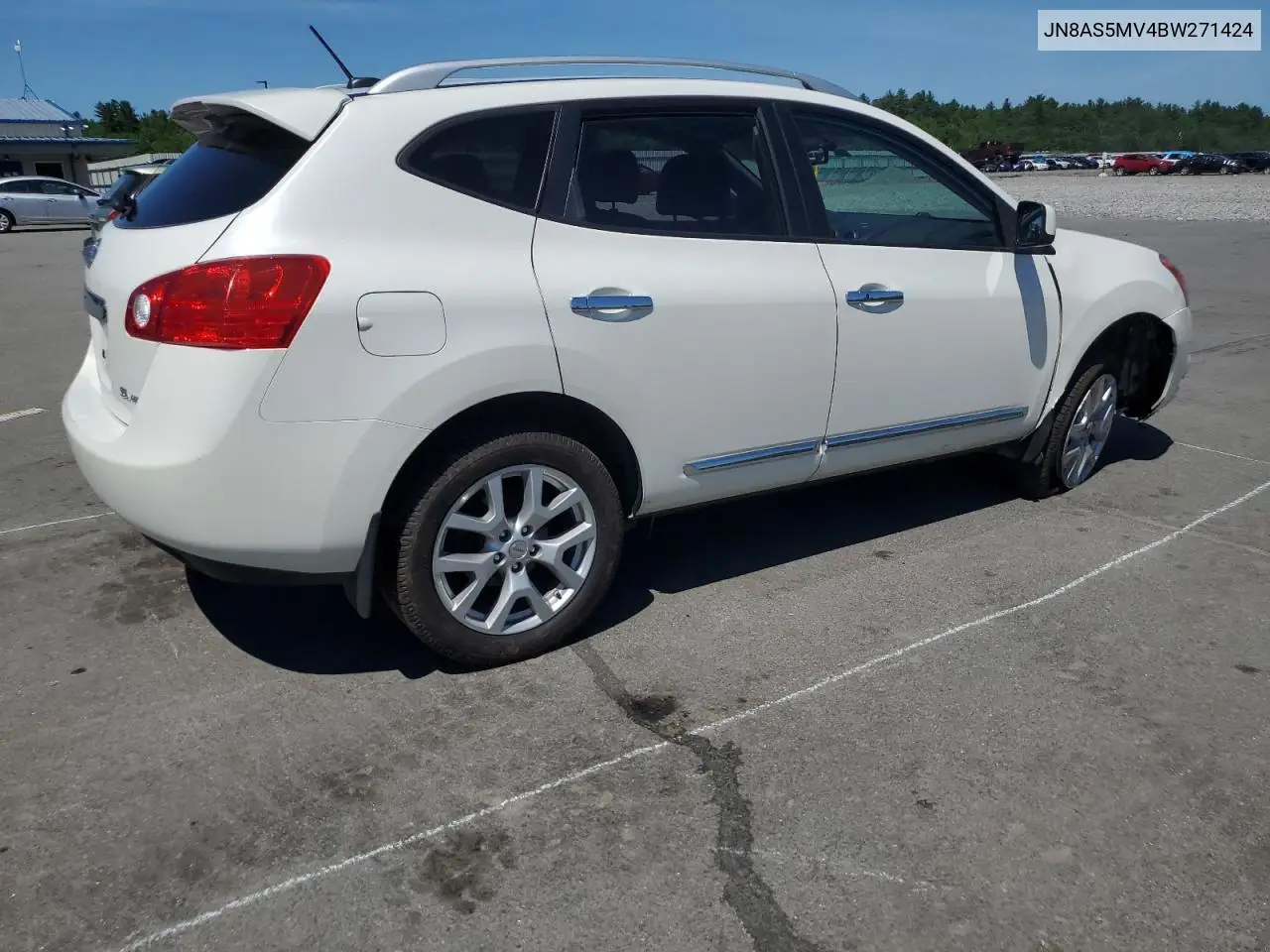 2011 Nissan Rogue S VIN: JN8AS5MV4BW271424 Lot: 62896115