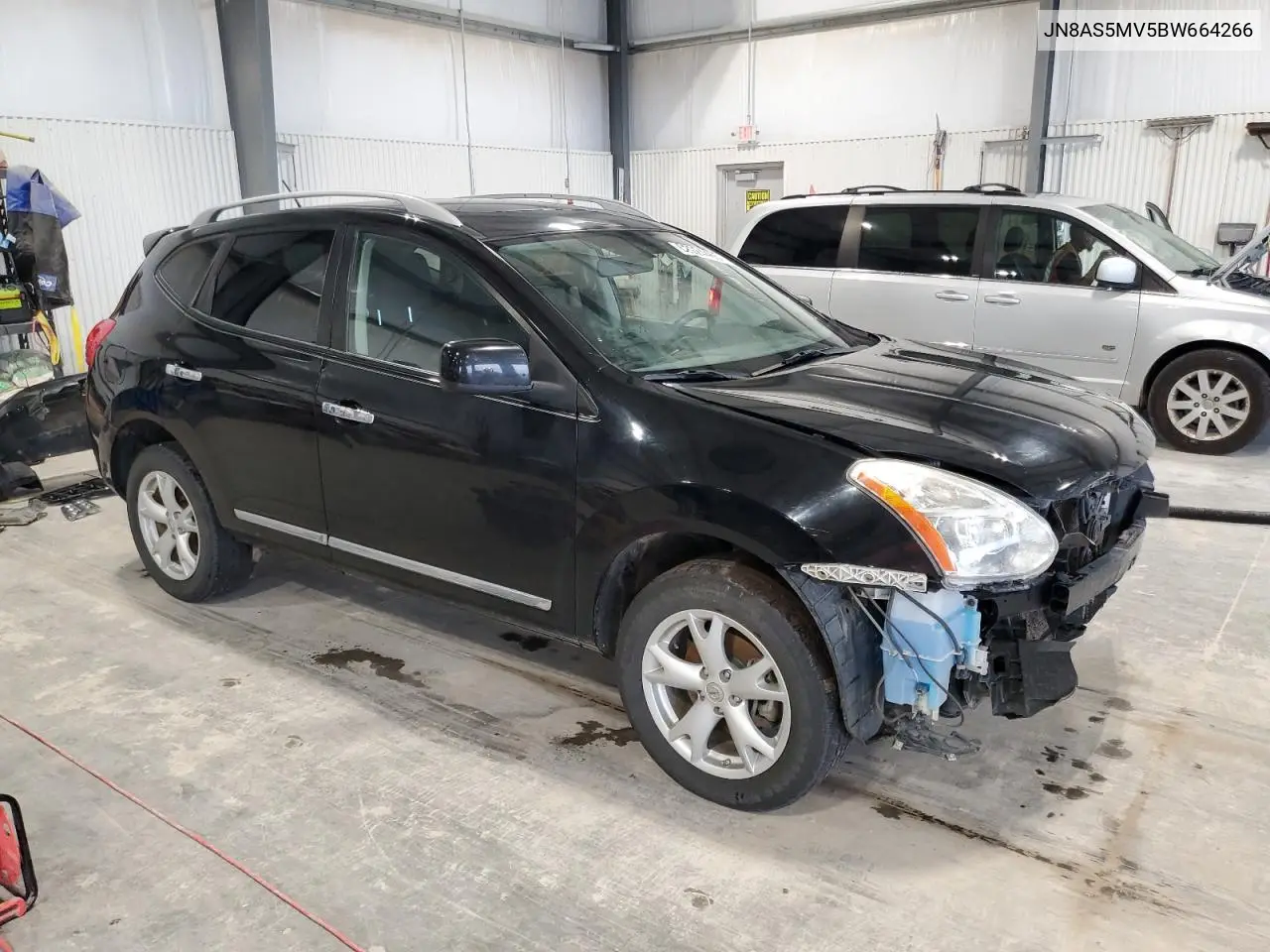 2011 Nissan Rogue S VIN: JN8AS5MV5BW664266 Lot: 62924465