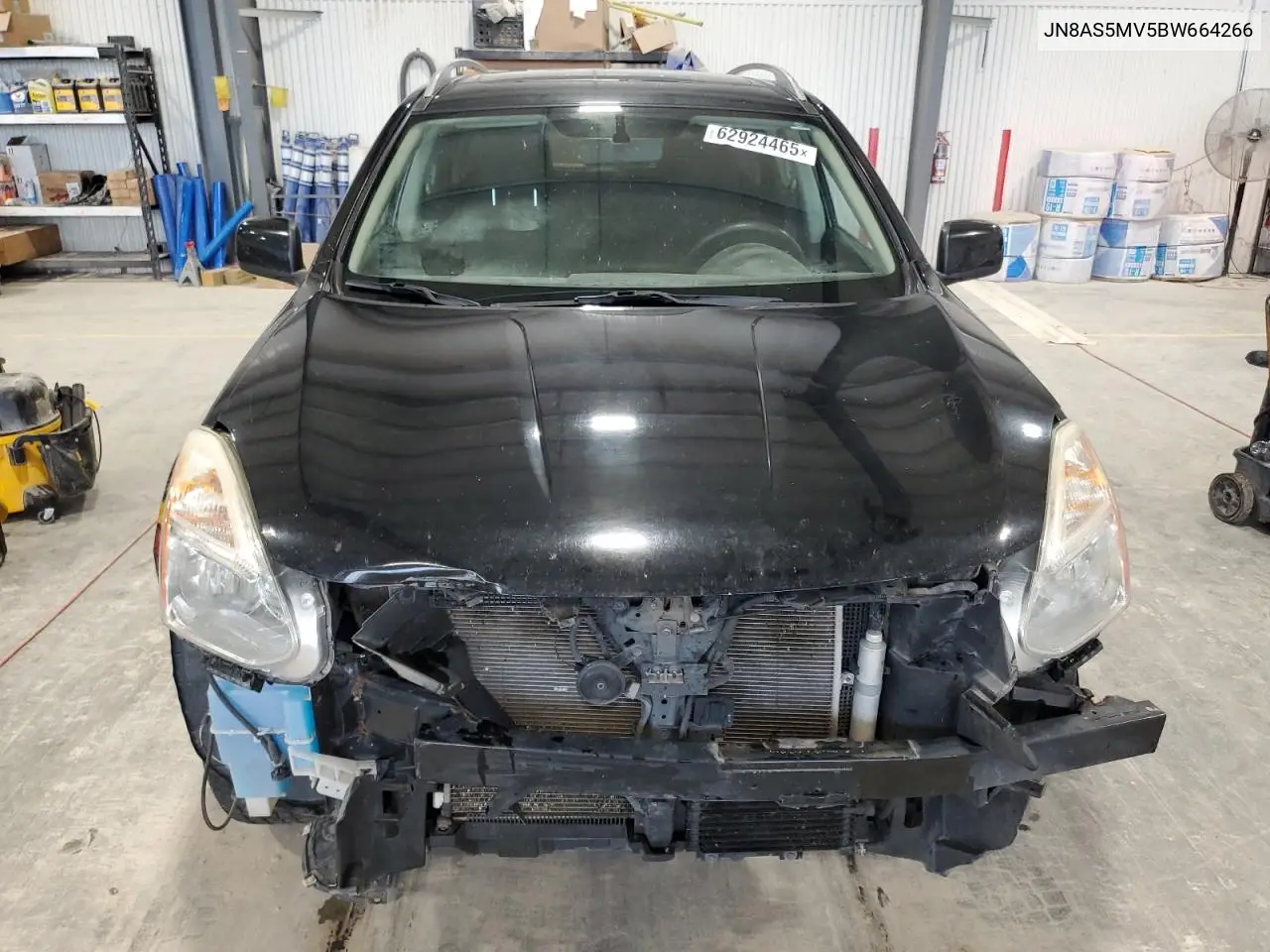2011 Nissan Rogue S VIN: JN8AS5MV5BW664266 Lot: 62924465