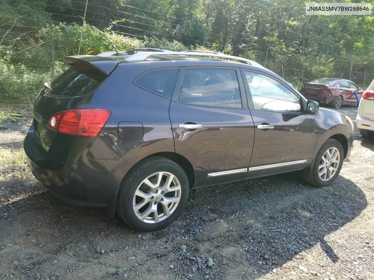 2011 Nissan Rogue S VIN: JN8AS5MV7BW268646 Lot: 63125155