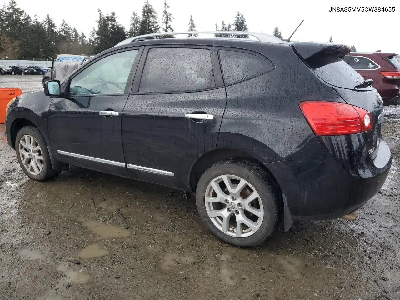 2012 Nissan Rogue S VIN: JN8AS5MV5CW384655 Lot: 45814535