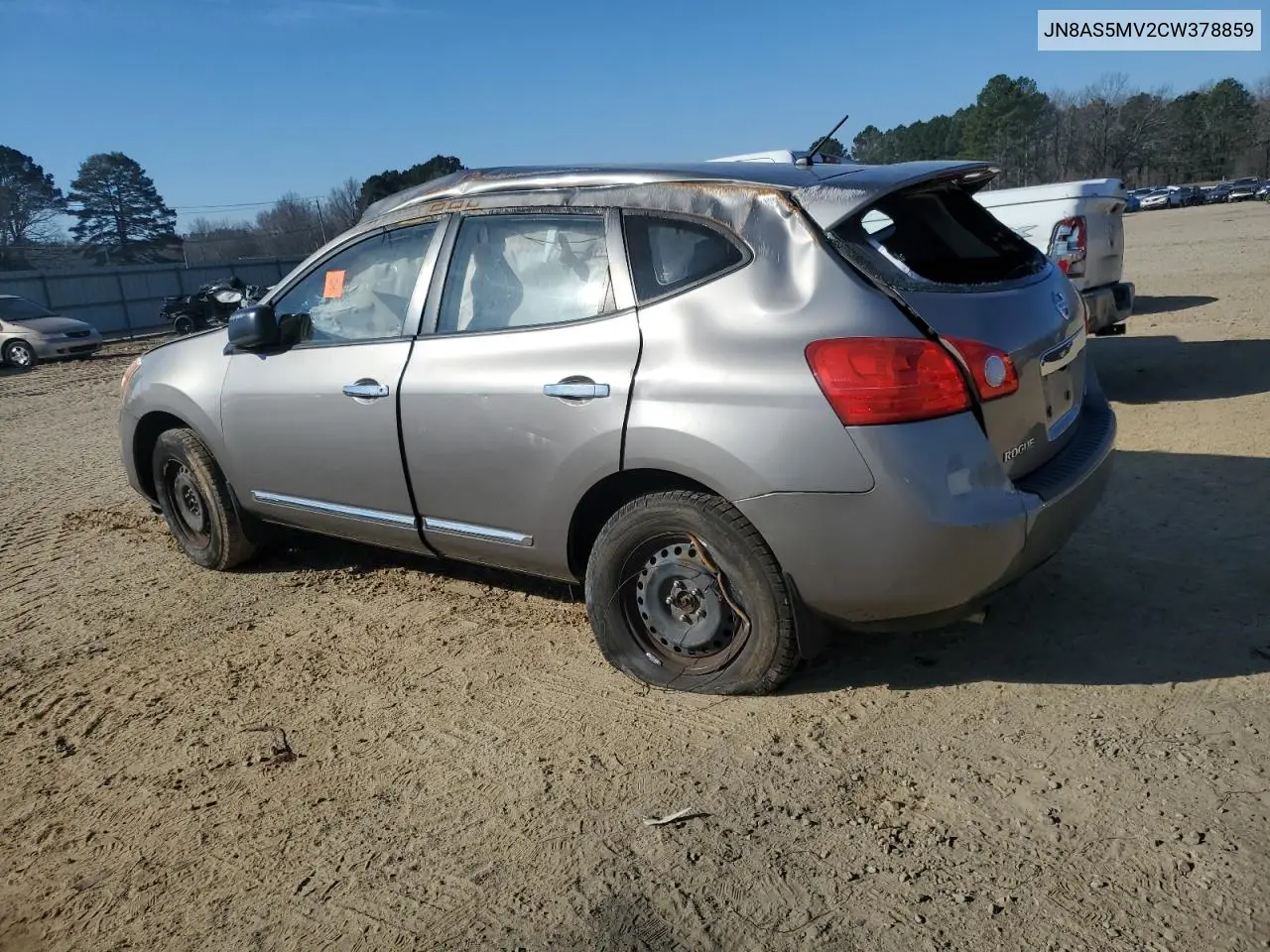 2012 Nissan Rogue S VIN: JN8AS5MV2CW378859 Lot: 47076995