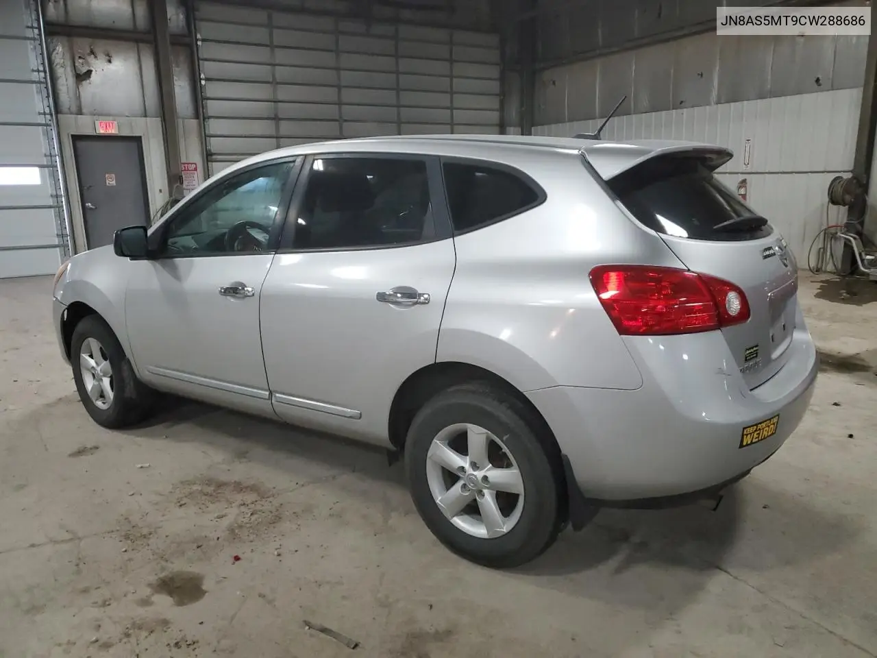 2012 Nissan Rogue S VIN: JN8AS5MT9CW288686 Lot: 51171625