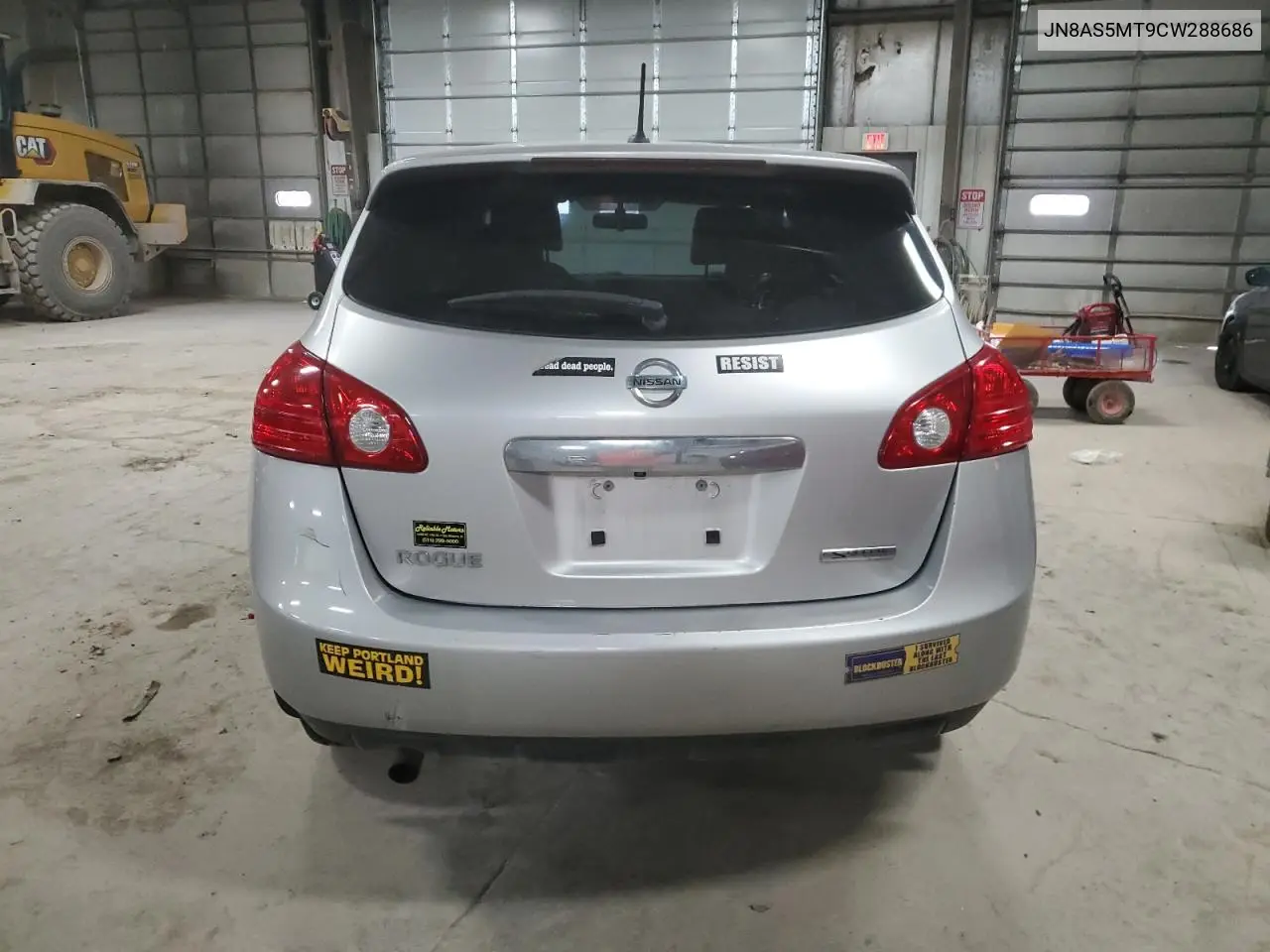 2012 Nissan Rogue S VIN: JN8AS5MT9CW288686 Lot: 51171625