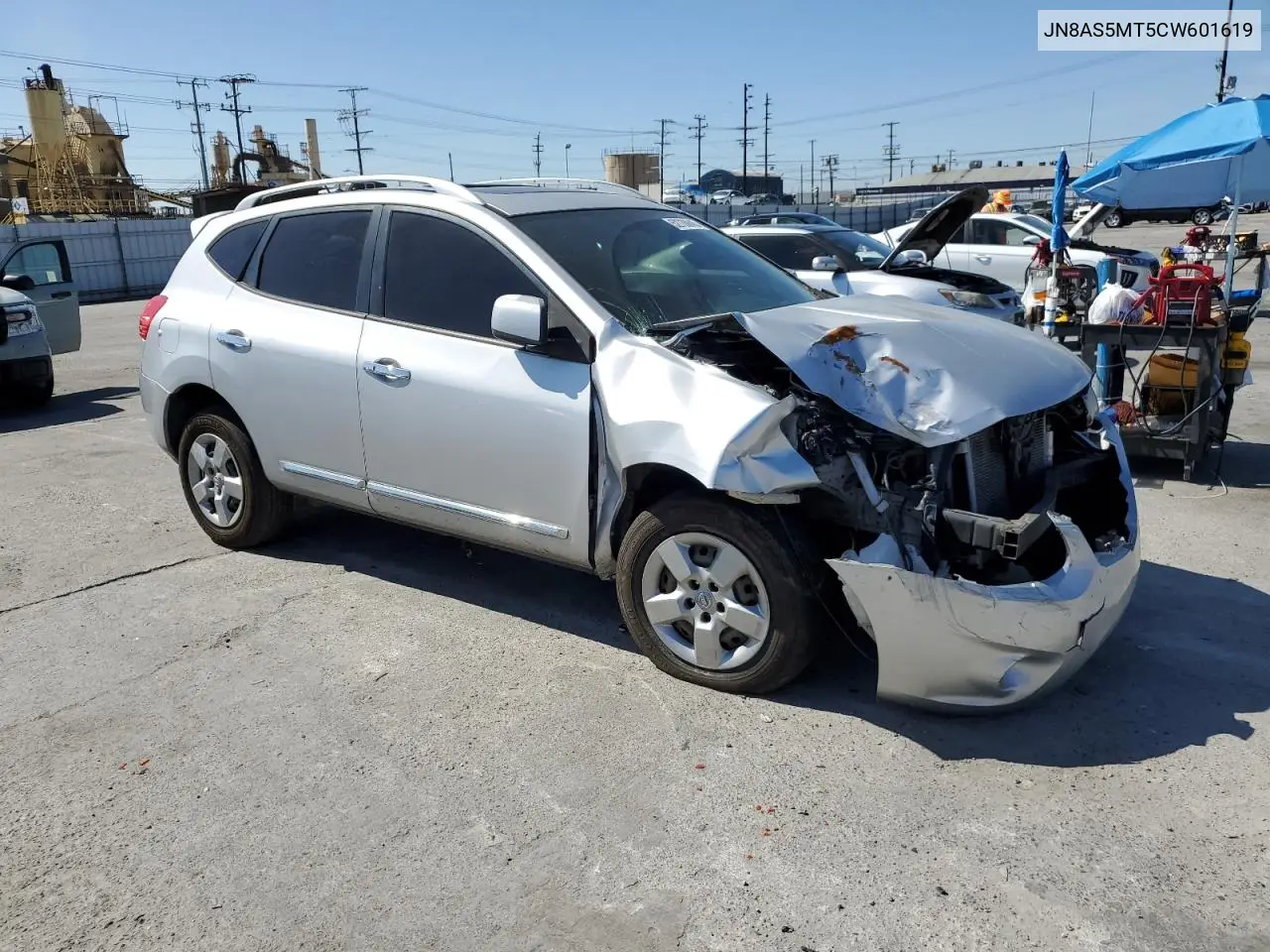 2012 Nissan Rogue S VIN: JN8AS5MT5CW601619 Lot: 52730845