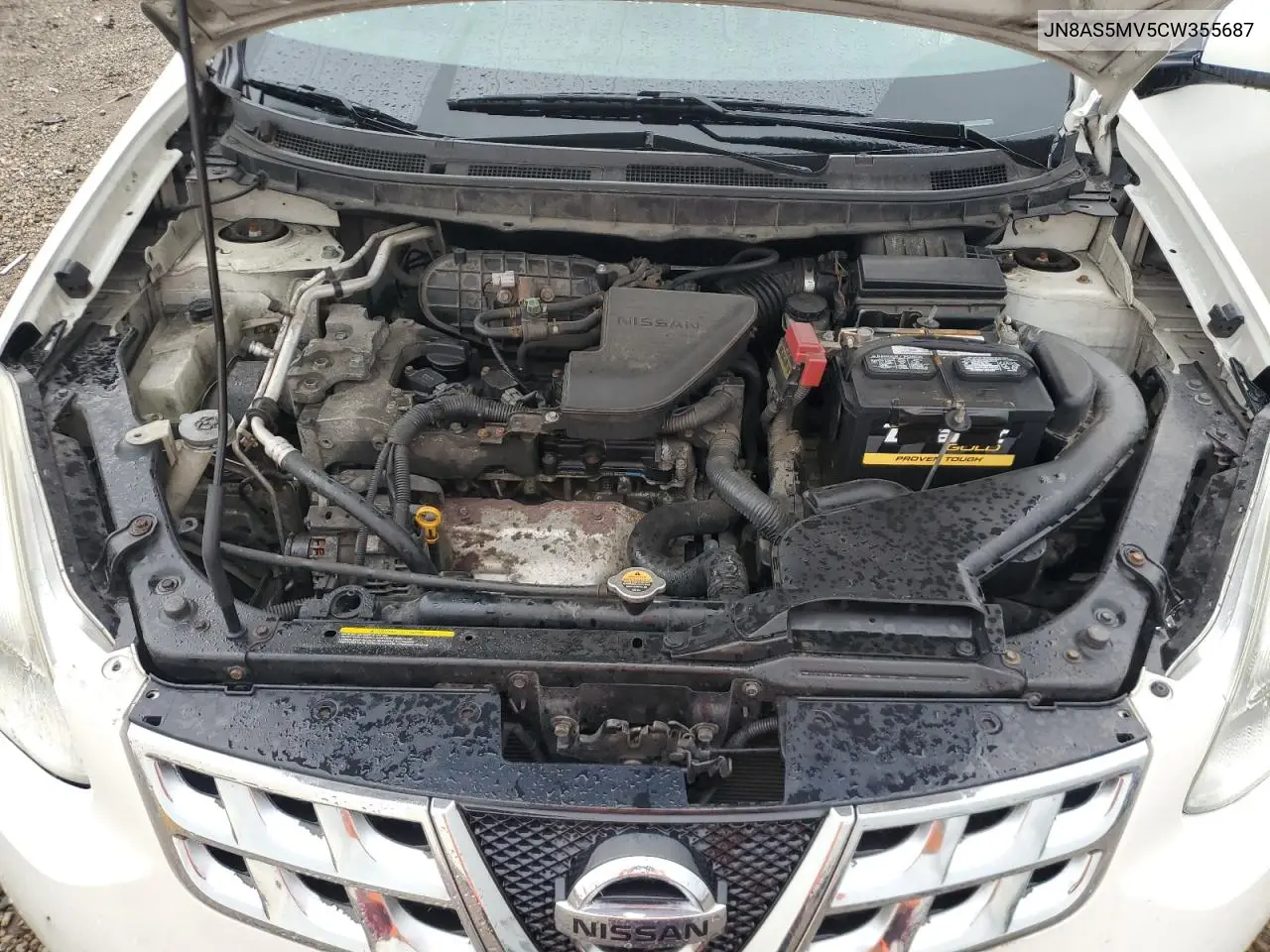 2012 Nissan Rogue S VIN: JN8AS5MV5CW355687 Lot: 54751285