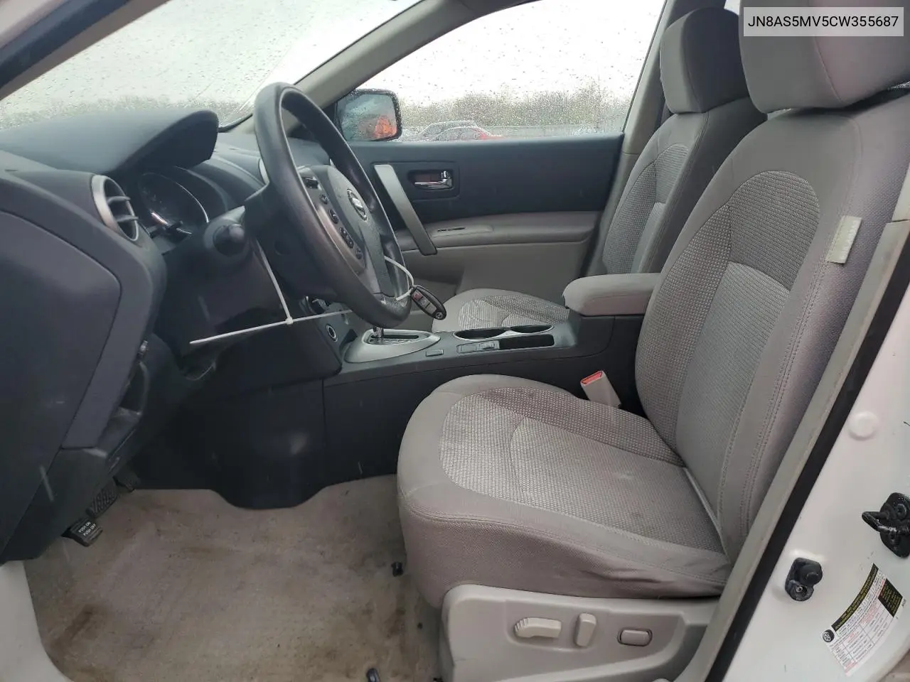 2012 Nissan Rogue S VIN: JN8AS5MV5CW355687 Lot: 54751285