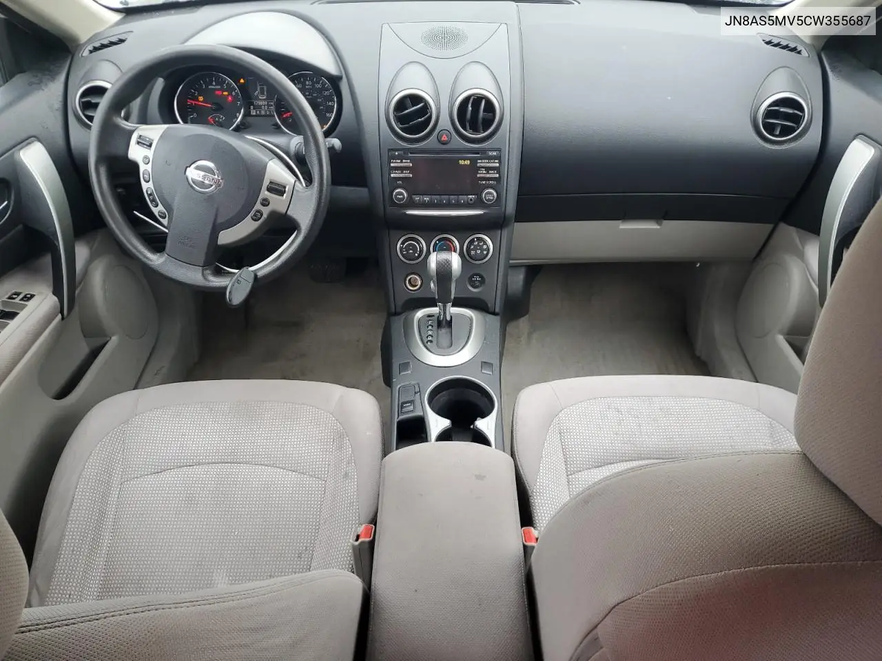 2012 Nissan Rogue S VIN: JN8AS5MV5CW355687 Lot: 54751285