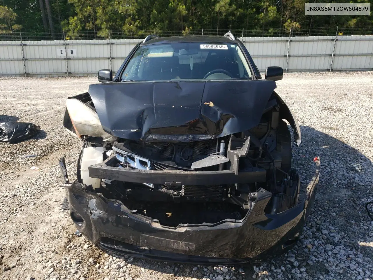 2012 Nissan Rogue S VIN: JN8AS5MT2CW604879 Lot: 56008685