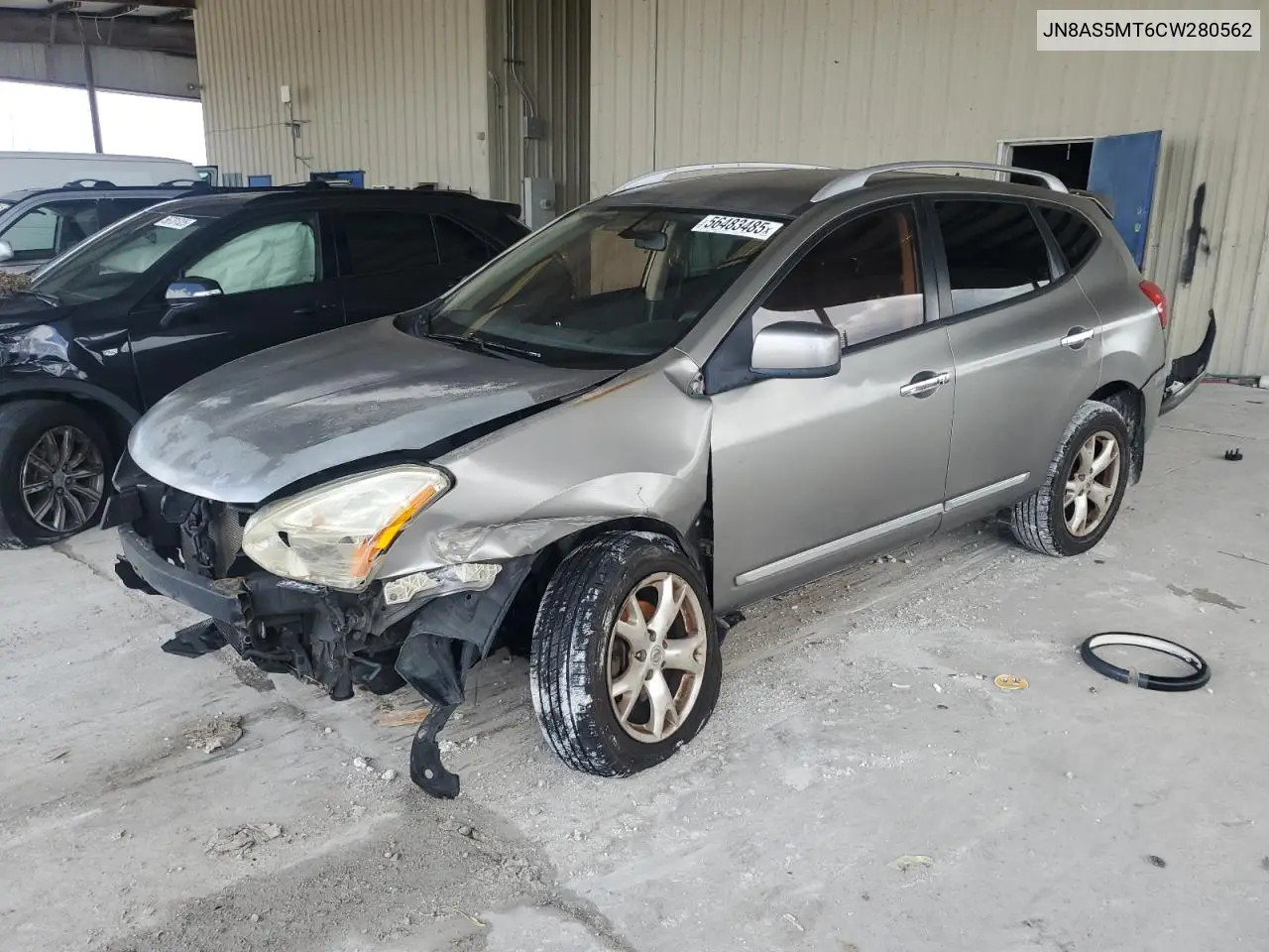2012 Nissan Rogue S VIN: JN8AS5MT6CW280562 Lot: 56483485