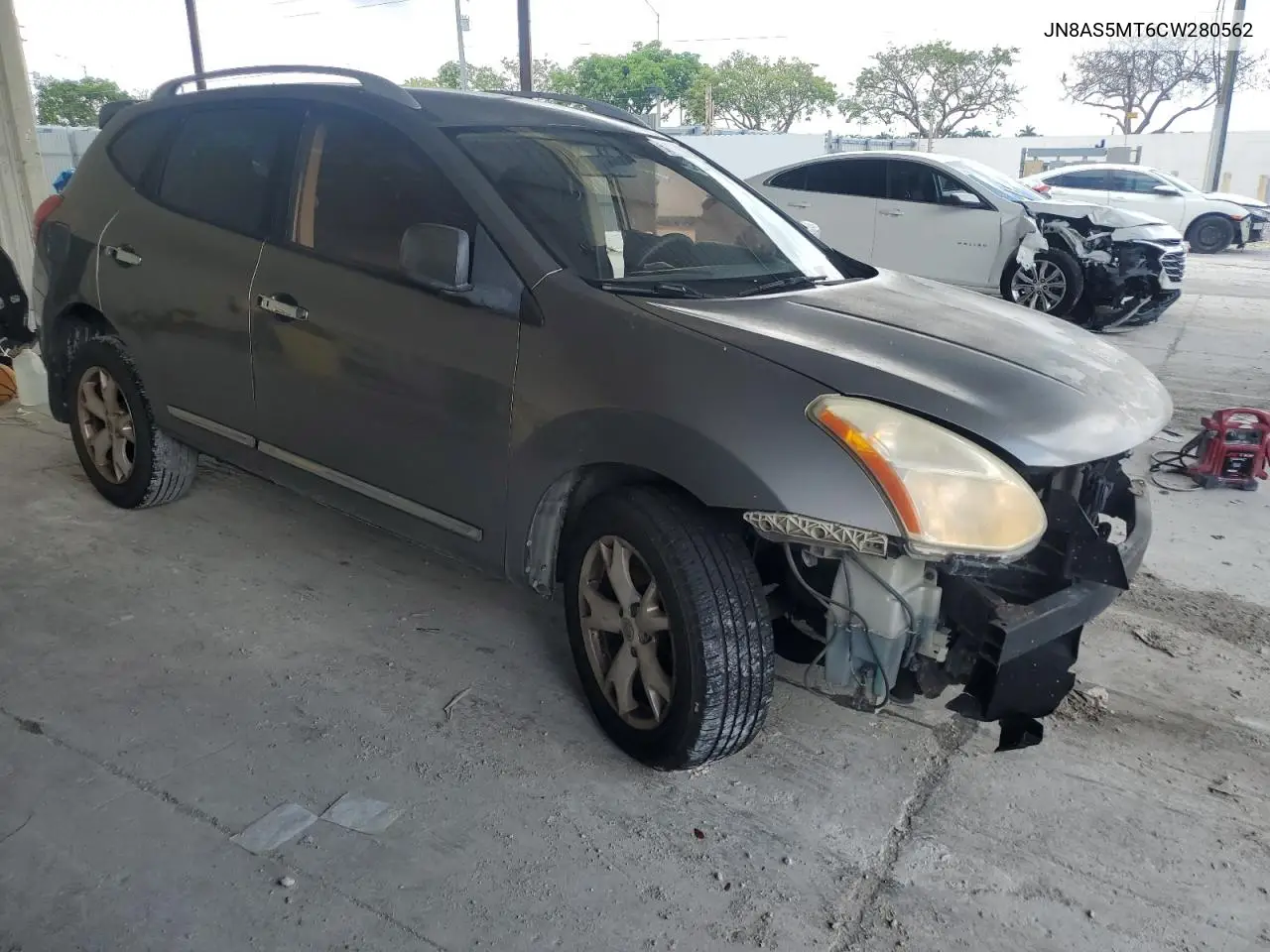 2012 Nissan Rogue S VIN: JN8AS5MT6CW280562 Lot: 56483485