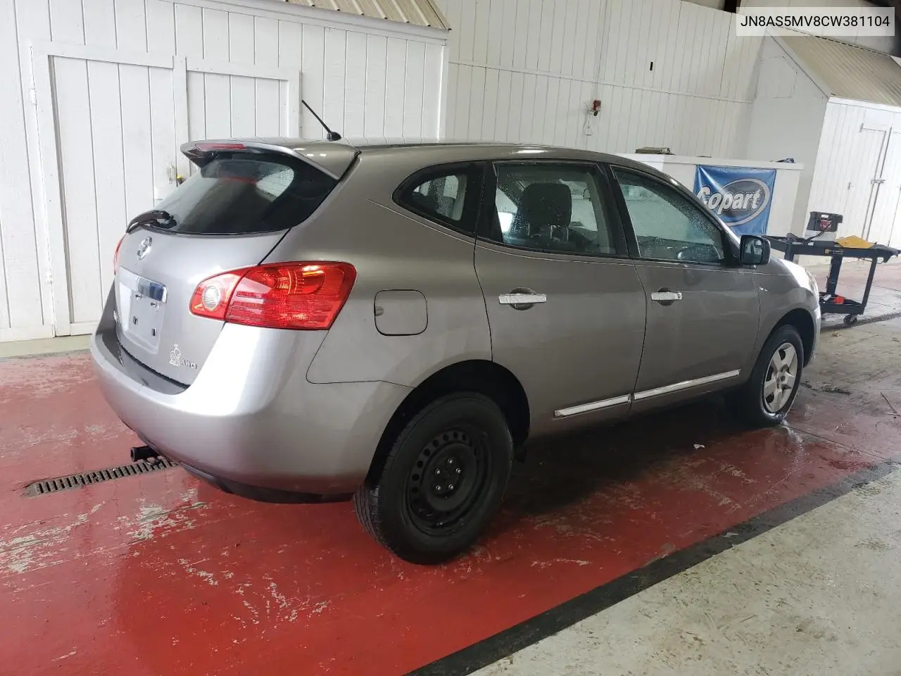 2012 Nissan Rogue S VIN: JN8AS5MV8CW381104 Lot: 56530335