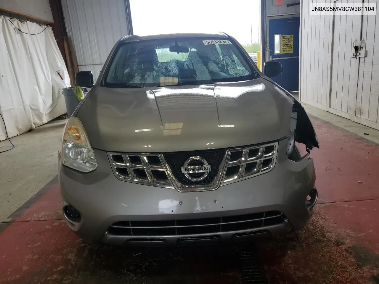 2012 Nissan Rogue S VIN: JN8AS5MV8CW381104 Lot: 56530335