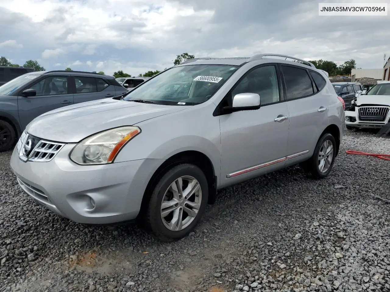 2012 Nissan Rogue S VIN: JN8AS5MV3CW705964 Lot: 56600955