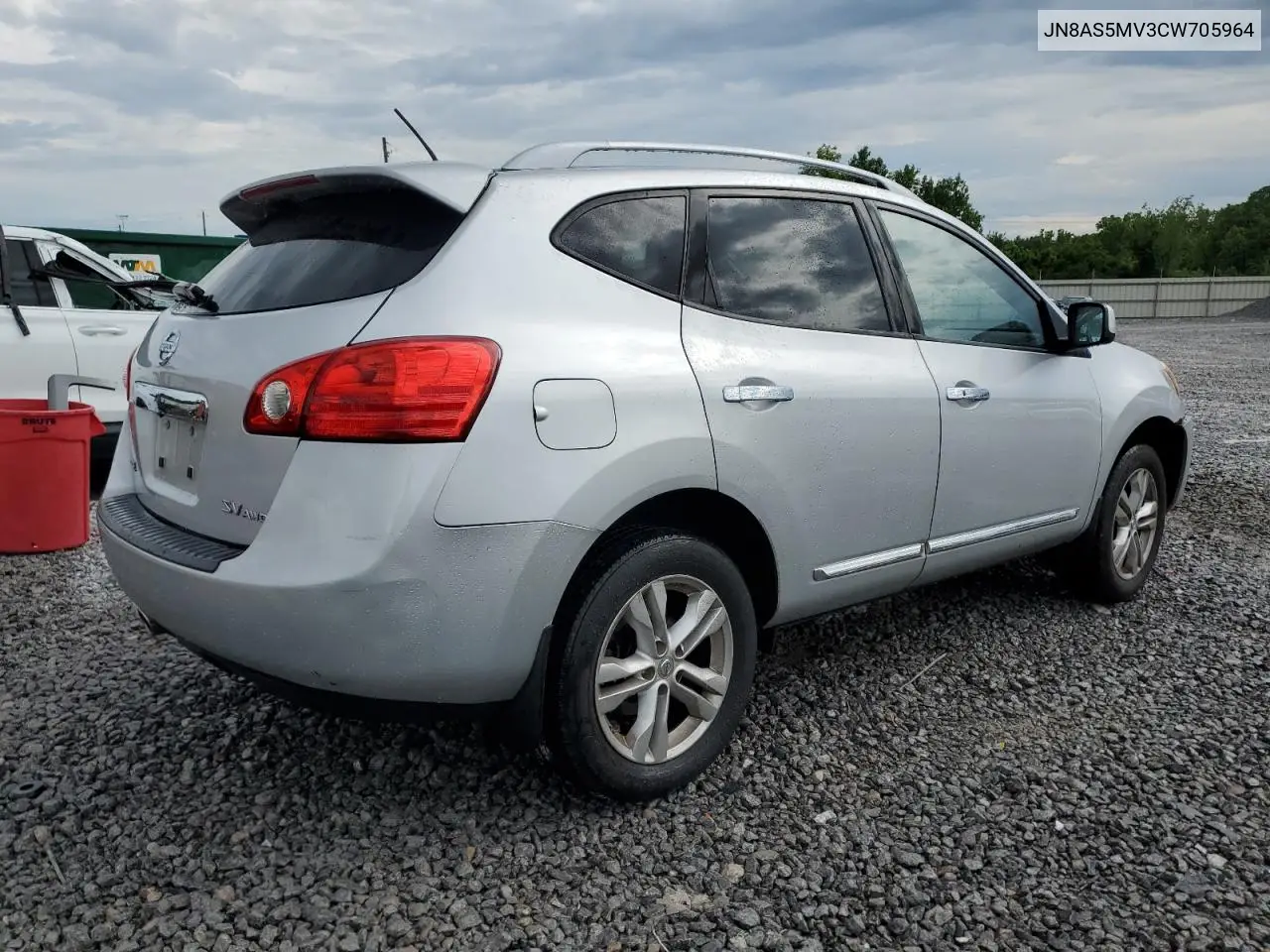 2012 Nissan Rogue S VIN: JN8AS5MV3CW705964 Lot: 56600955