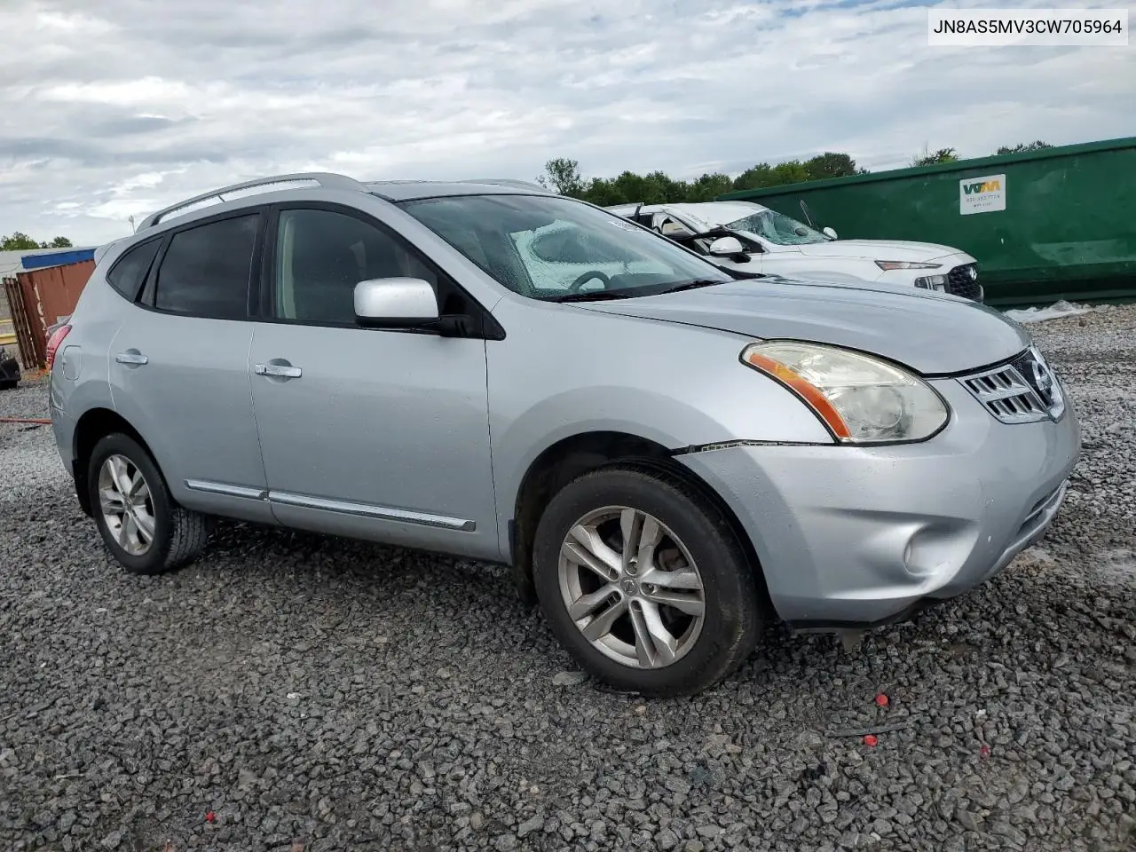 2012 Nissan Rogue S VIN: JN8AS5MV3CW705964 Lot: 56600955