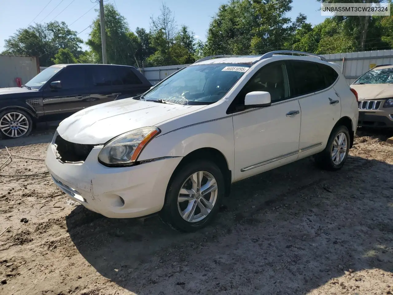 2012 Nissan Rogue S VIN: JN8AS5MT3CW287324 Lot: 56851095