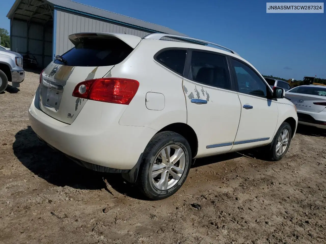 2012 Nissan Rogue S VIN: JN8AS5MT3CW287324 Lot: 56851095