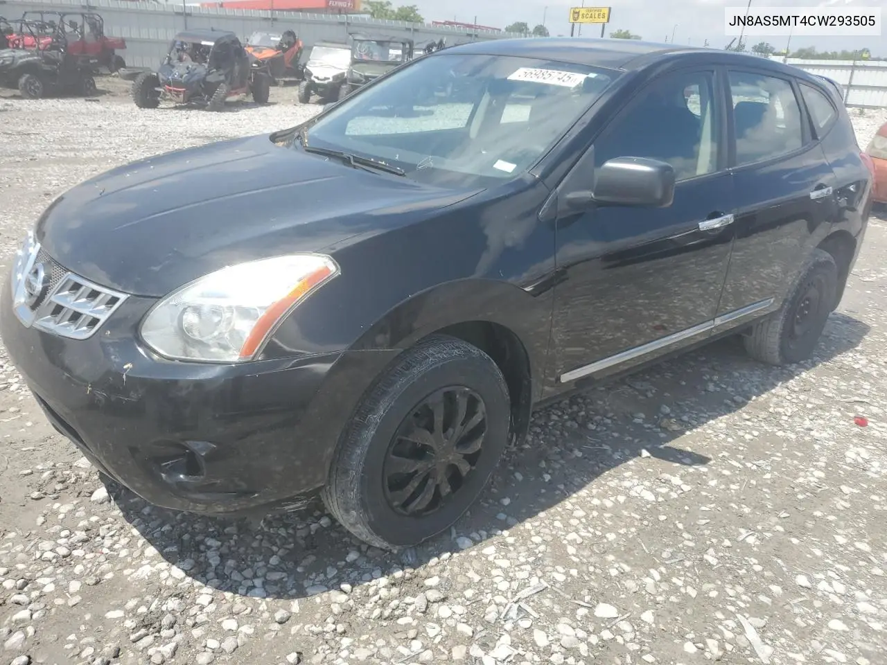 2012 Nissan Rogue S VIN: JN8AS5MT4CW293505 Lot: 56985745