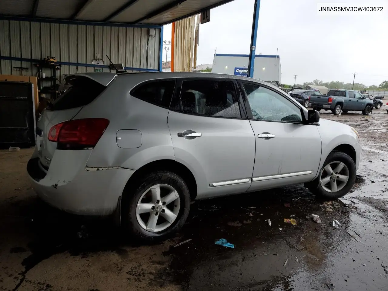 2012 Nissan Rogue S VIN: JN8AS5MV3CW403672 Lot: 58907635