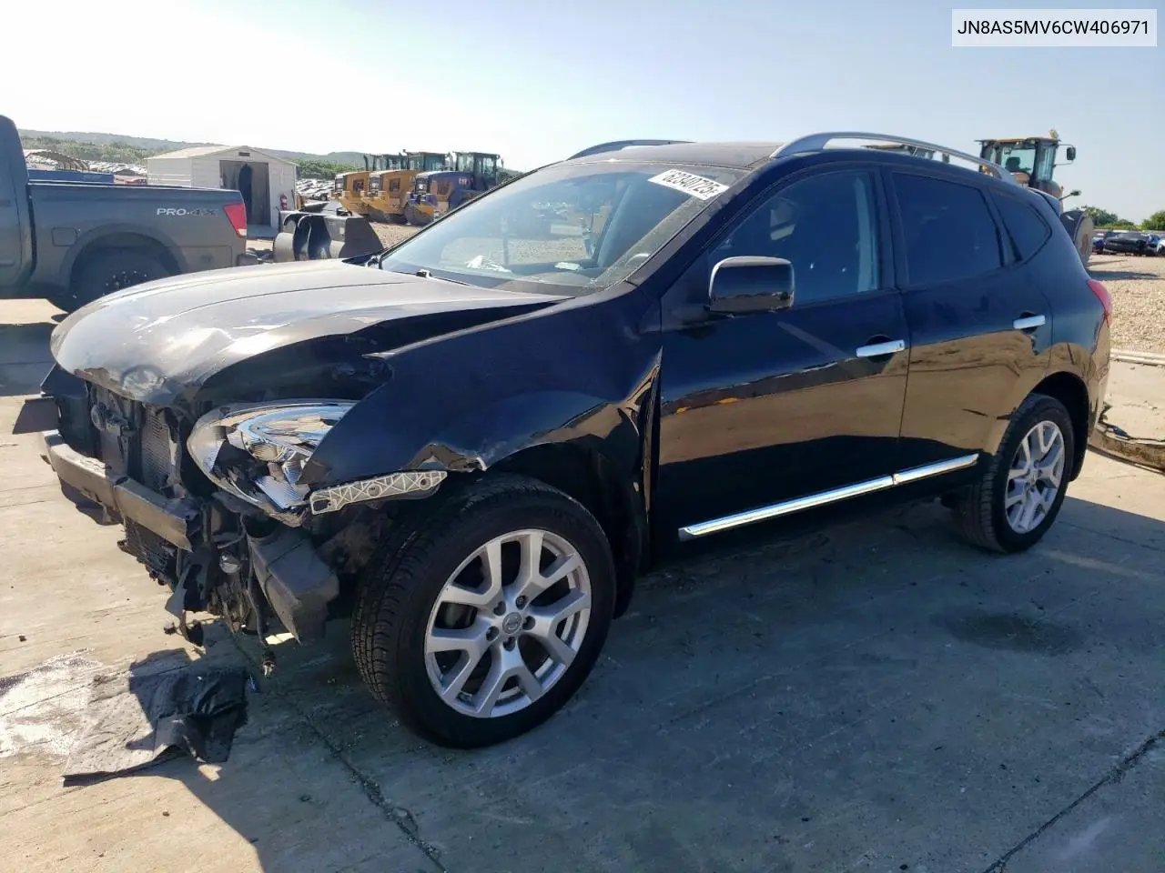 2012 Nissan Rogue S VIN: JN8AS5MV6CW406971 Lot: 62340725