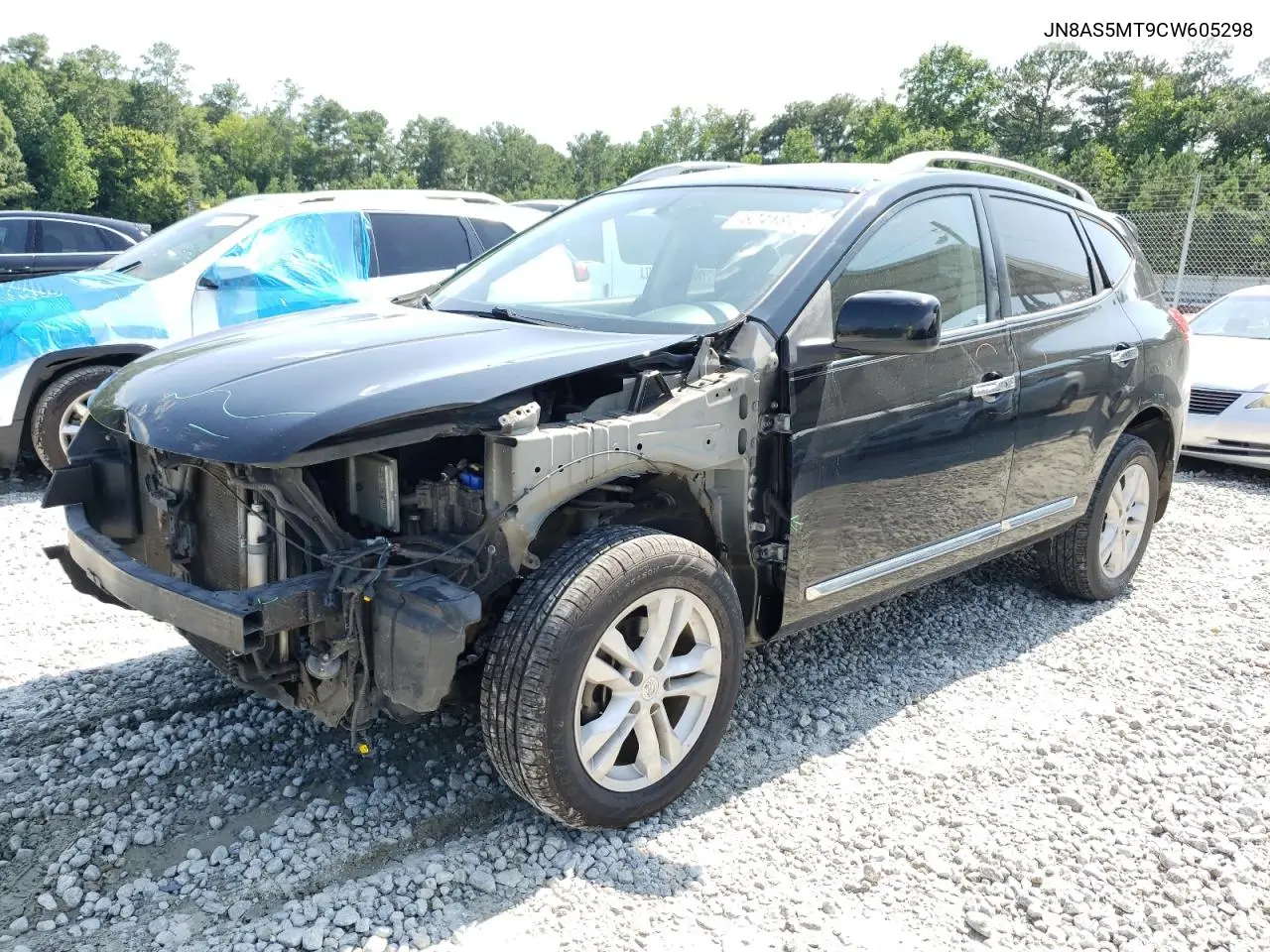 2012 Nissan Rogue S VIN: JN8AS5MT9CW605298 Lot: 62418475