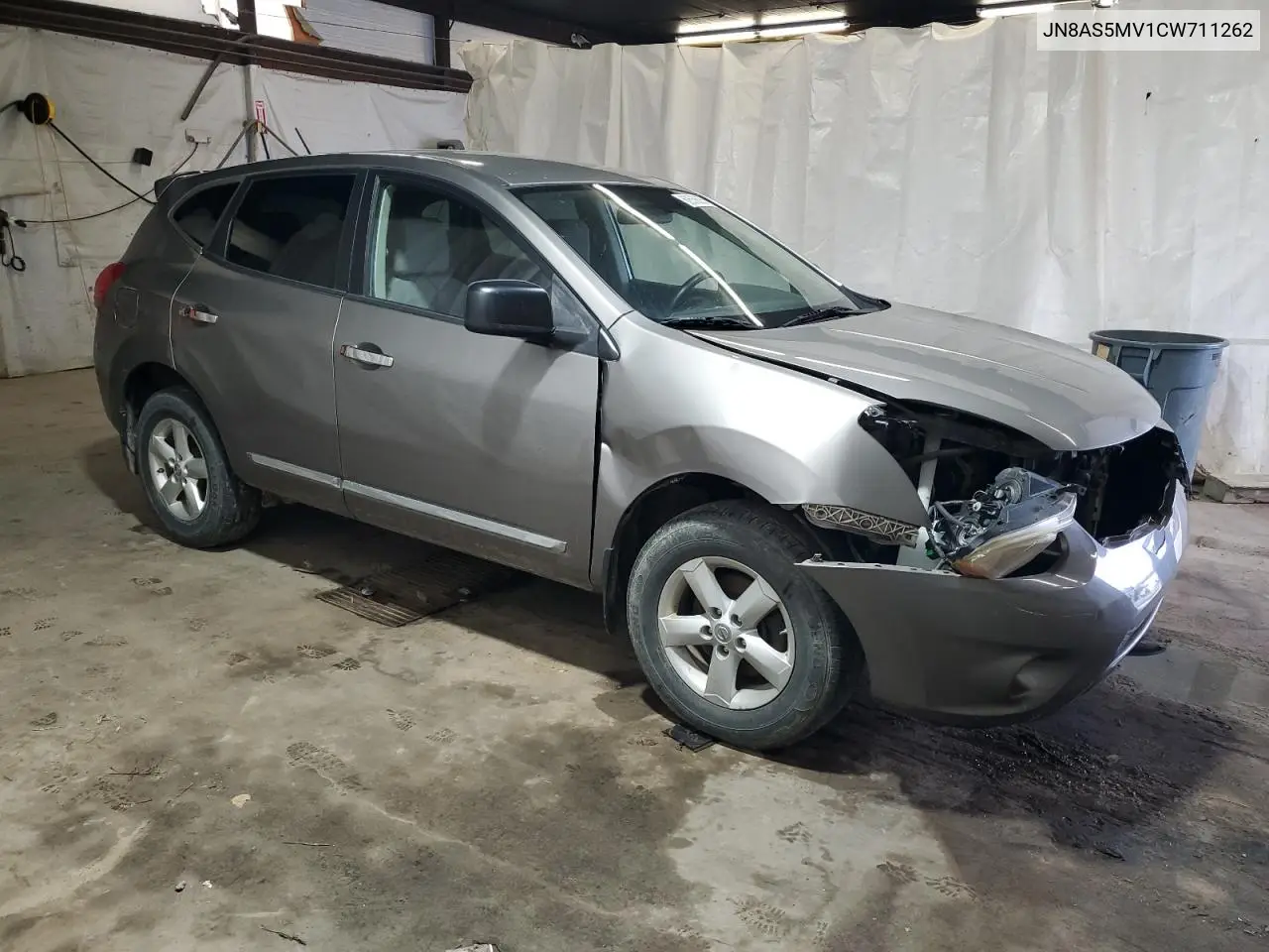 2012 Nissan Rogue S VIN: JN8AS5MV1CW711262 Lot: 62558635